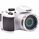 Kodak PIXPRO AZ401 Astro Zoom Digital Camera (White) with 16GB Card and 4 AA Batteries Bundle