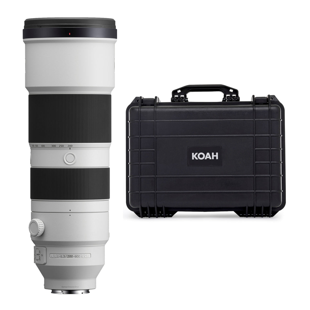 Sony FE 200-600mm f/5.6-6.3 G OSS Super Telephoto Zoom Lens with Hard Case
