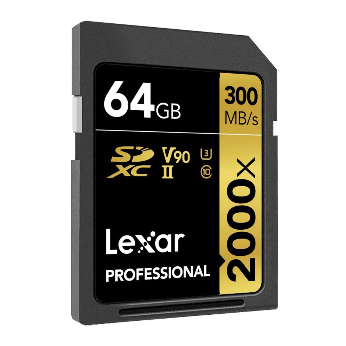 Lexar Professional 64GB 2000x UHS-II SDXC Memory Card