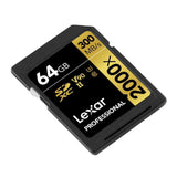 Lexar Professional 64GB 2000x UHS-II SDXC Memory Card