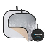 Westcott Illuminator Collapsible 4-in-1 Sunlight/Silver Reflector Kit (42-Inch)