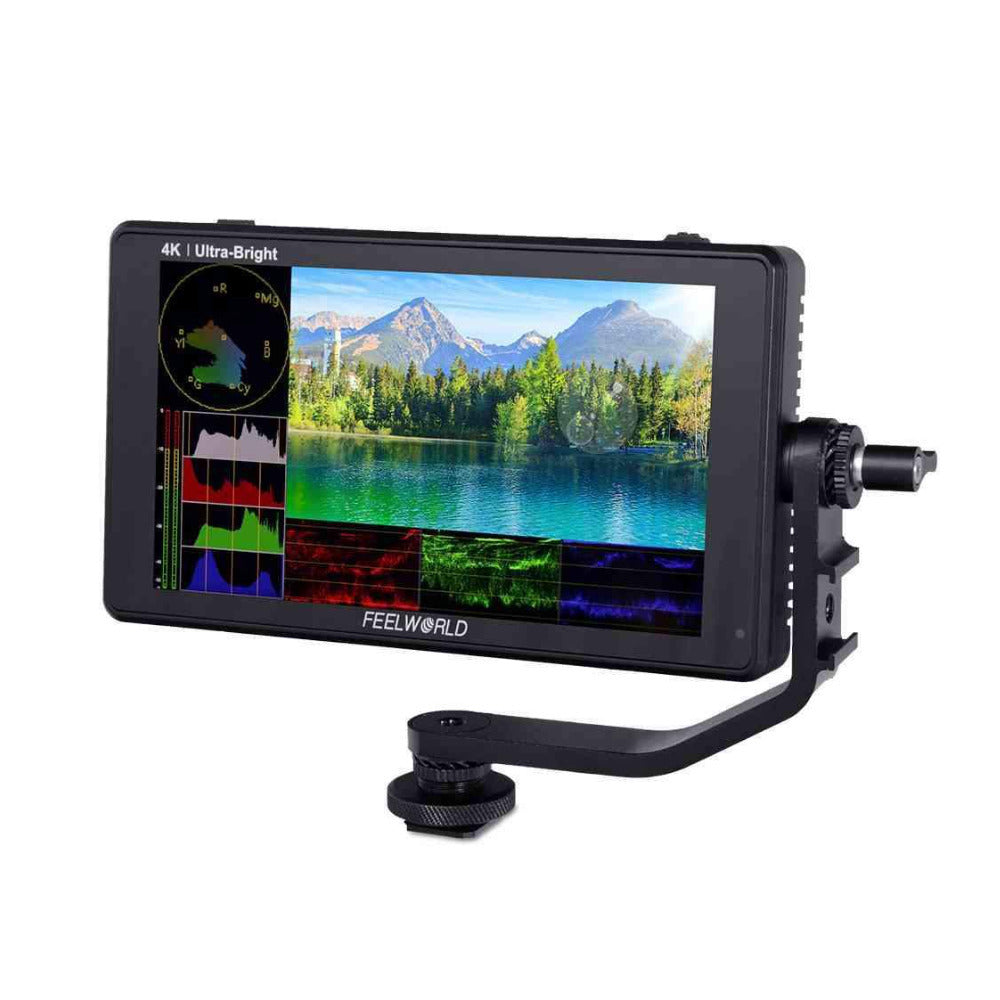 FeelWorld LUT6S 6-Inch 2600 cd/m² 4K HDMI/3G-SDI Touchscreen Monitor