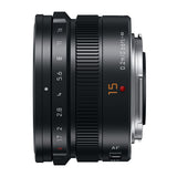 Panasonic LUMIX G Leica DG Summilux 15mm f/1.7 ASPH. Lens (Black)