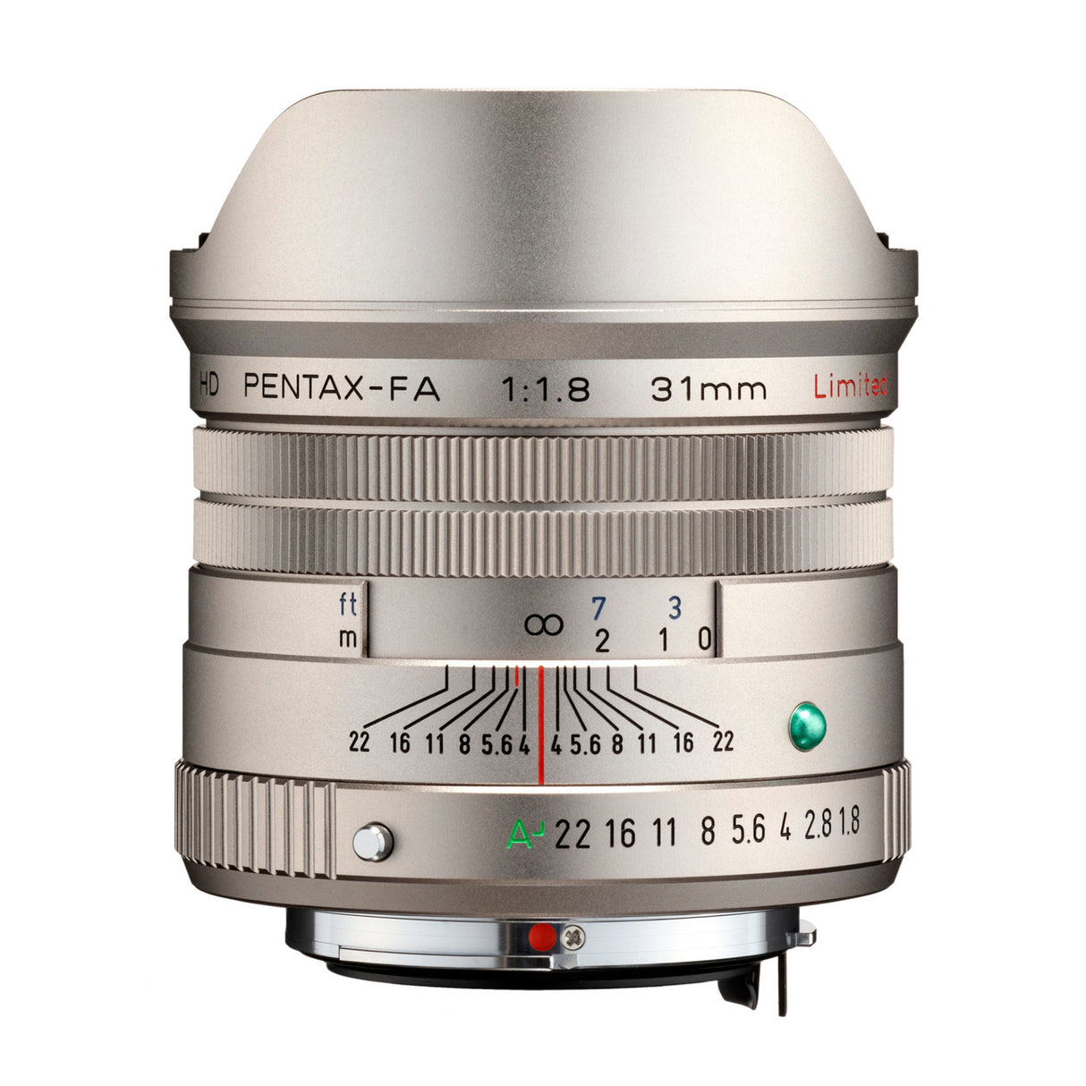 HD Pentax-FA 31mm f/1.8 Limited Lens (Silver)