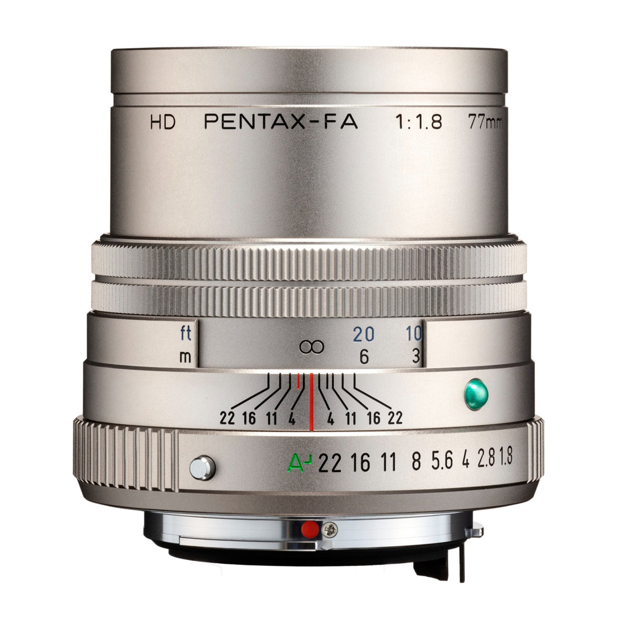 HD Pentax-FA 77mm f/1.8 Limited Lens (Silver)