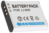 Top Brand Rechargeable Lithium-Ion Battery for Olympus LI-90B Devices