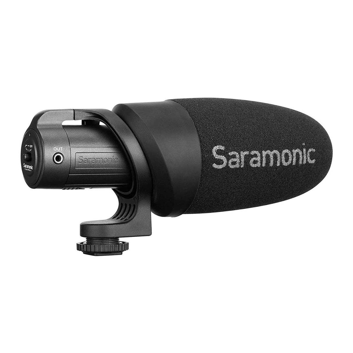 Saramonic CamMic+ Battery-Powered Camera-Mount Shotgun Microphone for DSLR Cameras and Smartphones