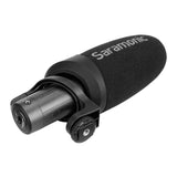 Saramonic CamMic+ Battery-Powered Camera-Mount Shotgun Microphone for DSLR Cameras and Smartphones