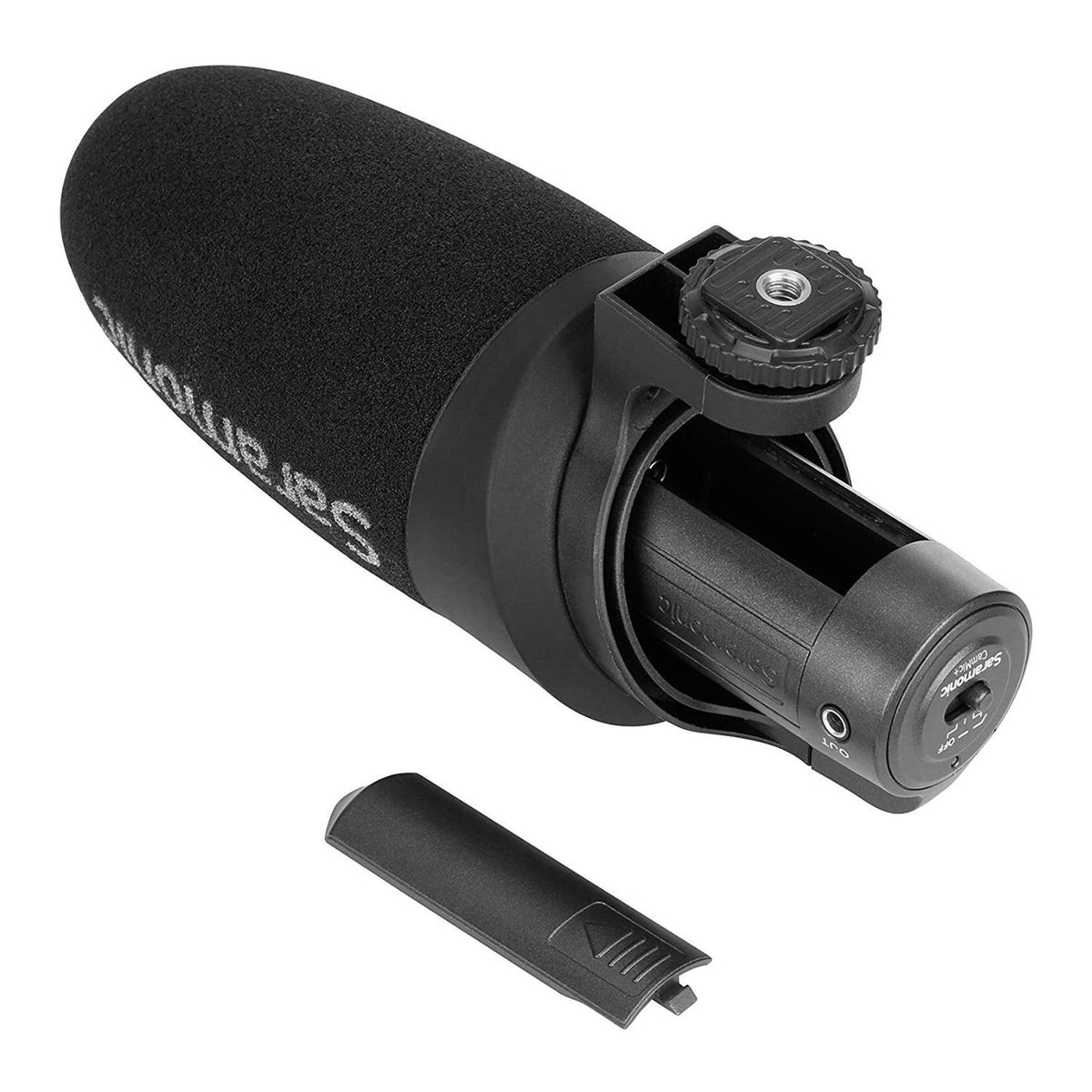Saramonic CamMic+ Battery-Powered Camera-Mount Shotgun Microphone for DSLR Cameras and Smartphones