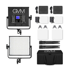 GVM 50RS RGB Video 2-Lights Panel Kit (Open Box)