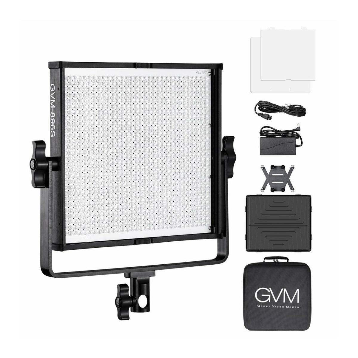 GVM 896S Bi-Color LED Light Panel Kit (Open Box)