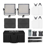 GVM 520S-B Bi-Color LED Studio Video 2-Light Panel Kit (Open Box)
