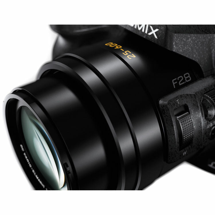 Panasonic LUMIX FZ300 Digital Camera, 4K, 24x f/2.8 Zoom (Black) (Certified Refurbished)