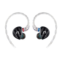 NXEars Sonata High-Performance AGL IEM Earphones with Silver Plated MMCX Cable (Midnight Green)