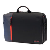Codi C2300 Ultra Lite Hybrid Messenger 15.6-Inch Laptop Case (Black with Red/Grey Accents)