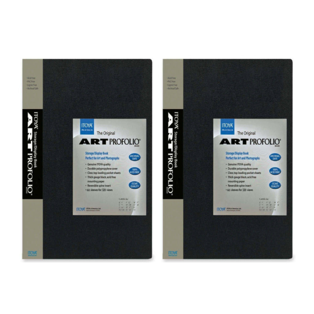 Itoya The Original Art Profolio 17x22-in Photo Size Presentation Book (2 PACKS)
