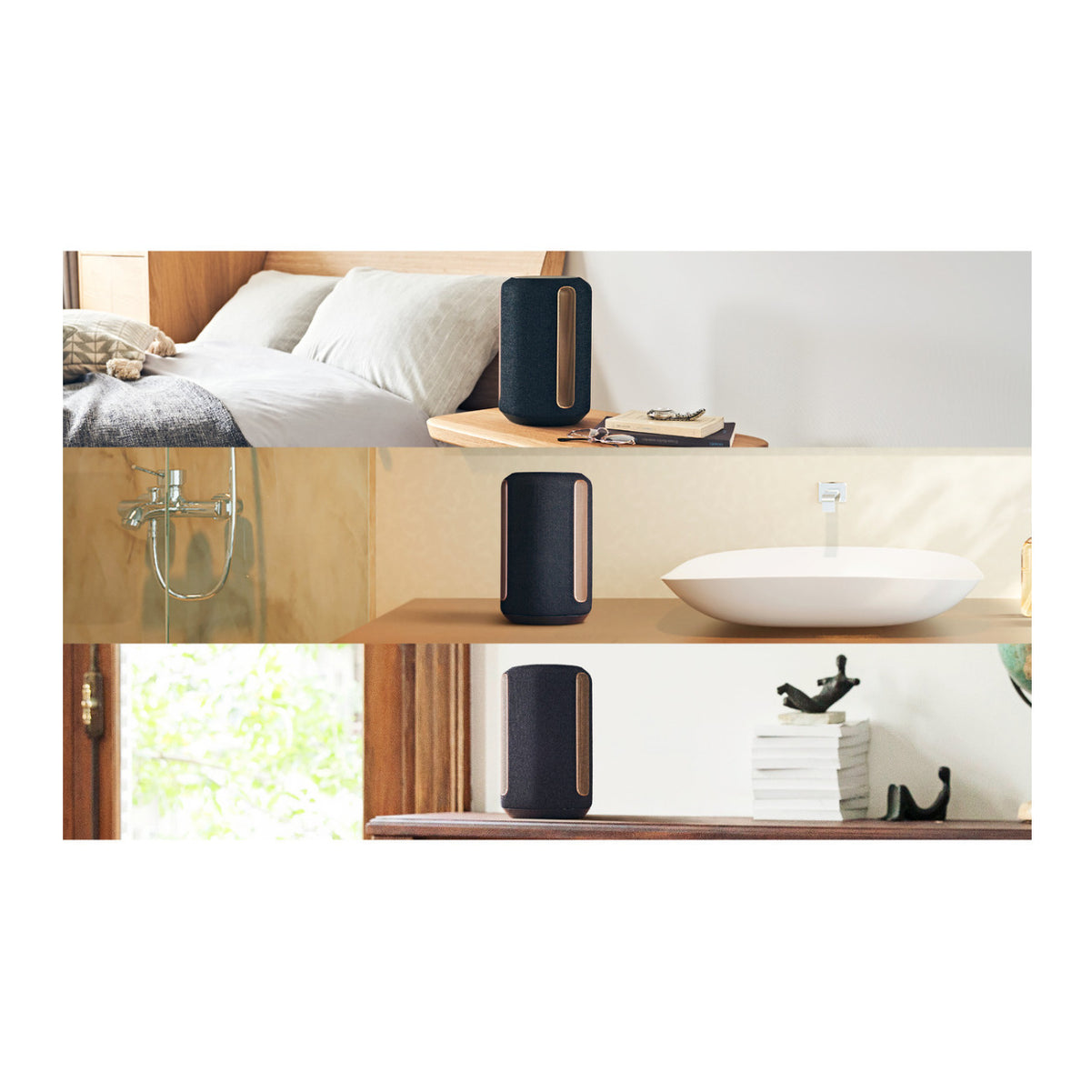 Sony SRS-RA3000 Wi-Fi-Enabled 360 Reality Audio Wireless Speaker Ambient Room Sound (Light Gray)