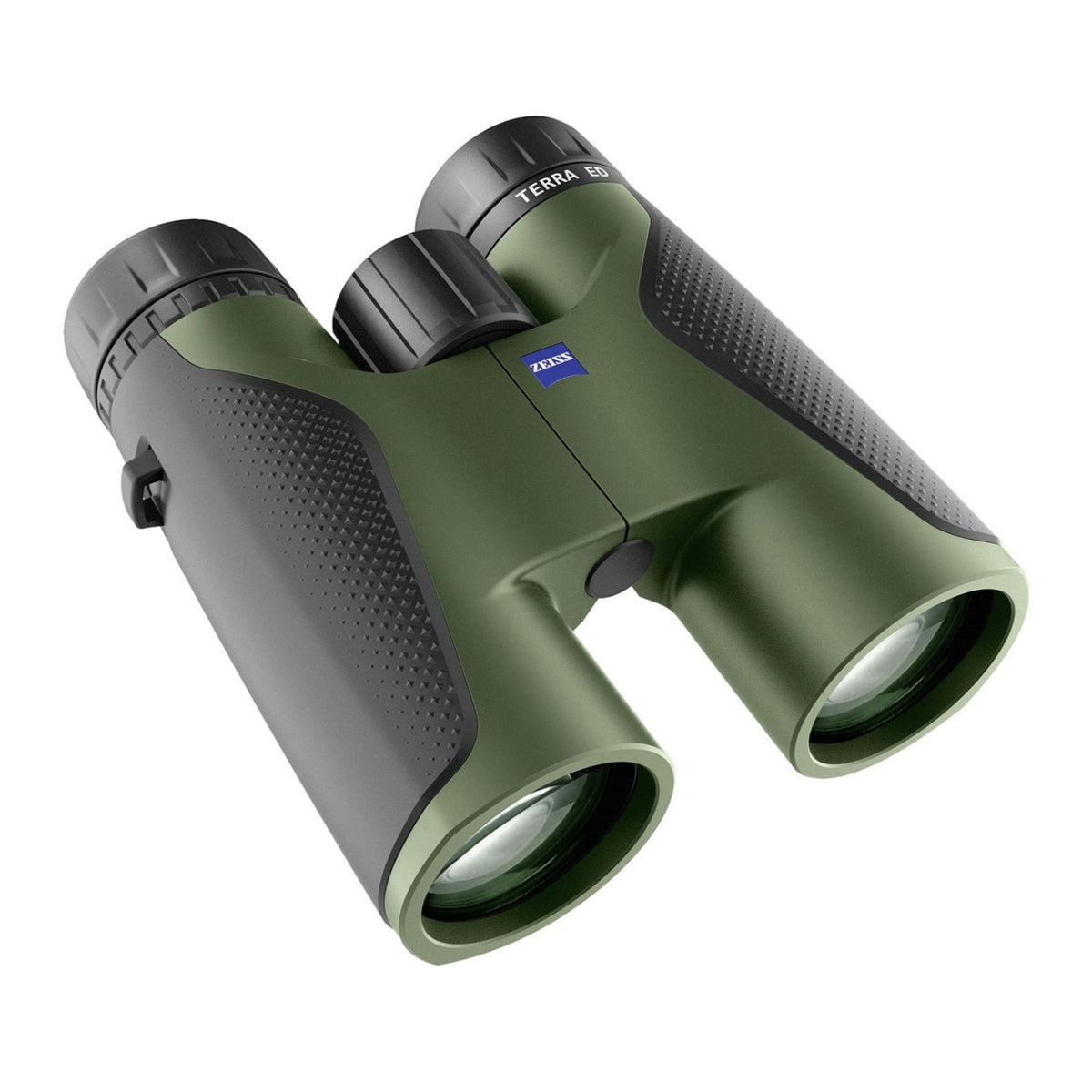 Zeiss 10x42 Terra ED Binoculars (Green) w/ Zeiss Harness & Cleaning Kit Bundle