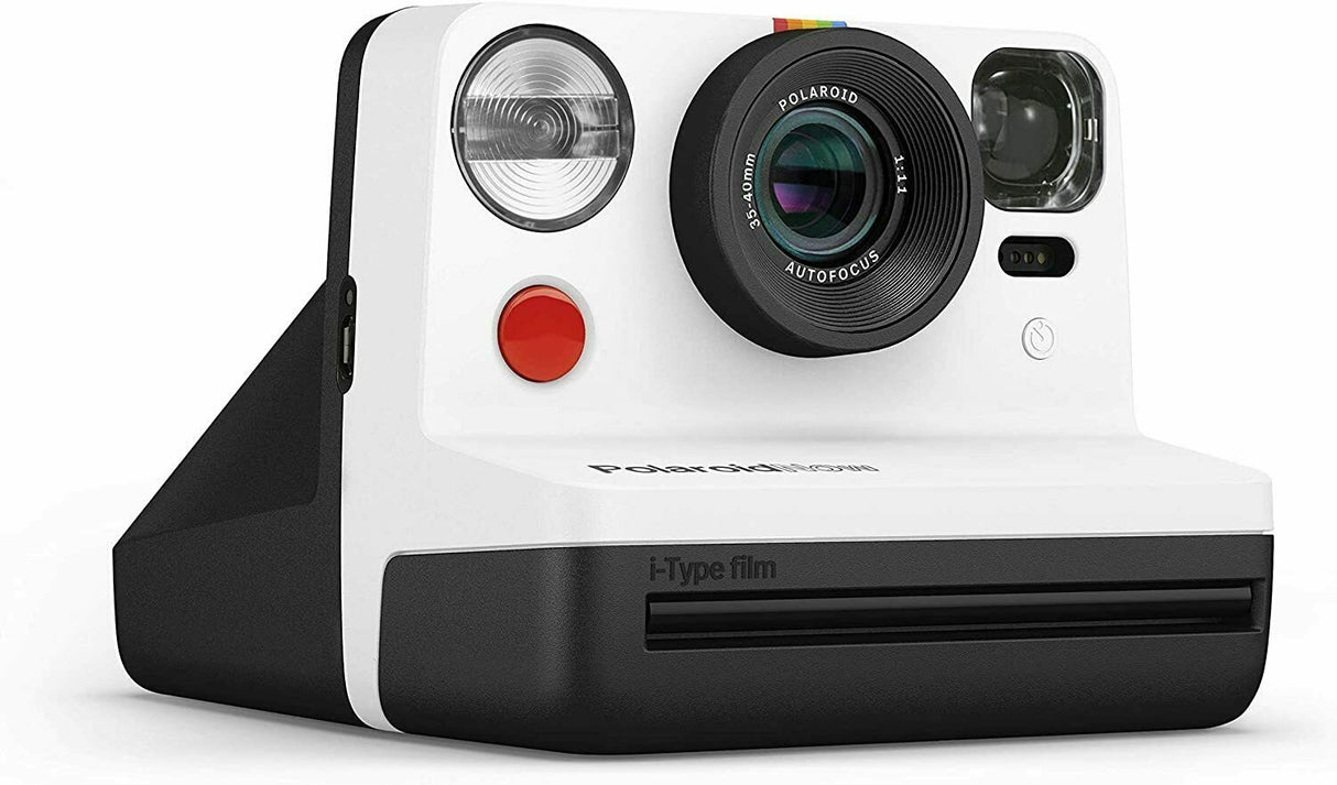 Polaroid Now VF i-Type Instant Camera (B&W) Bundle with Film &Accessories