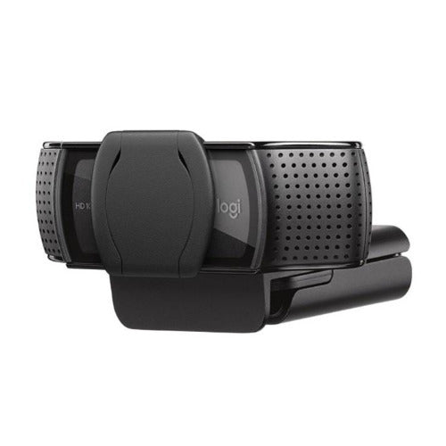 Logitech C920S Pro HD Webcam with Knox Gear Webcam Stand with Selfie Ring Light and 4-Port USB Hub