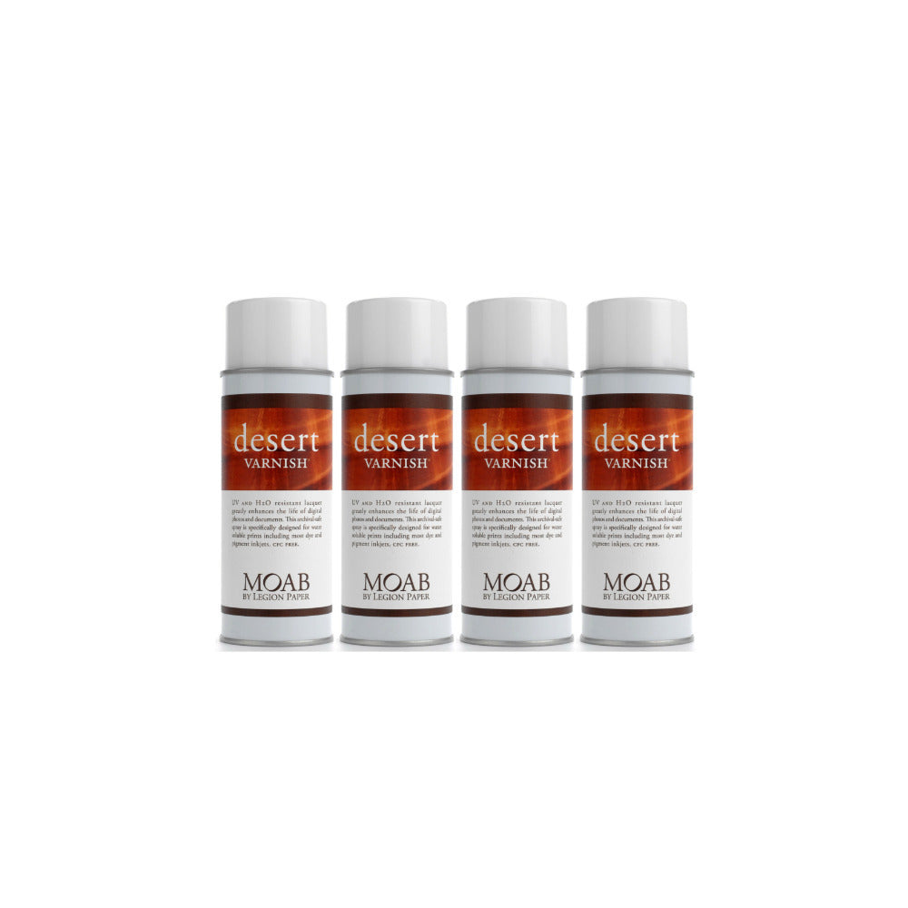 Moab Desert Varnish Spray (400ml, 4-Pack)