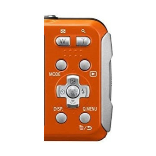 Panasonic LUMIX TS25 Waterproof Digital Camera, 16MP, 4x Optical Zoom (Orange) (Certified Refurbished)