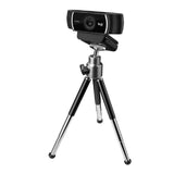 Logitech C922 Pro Stream 1080p Webcam, Knox Gear Holder and Light Stand and 4-Port USB Hub