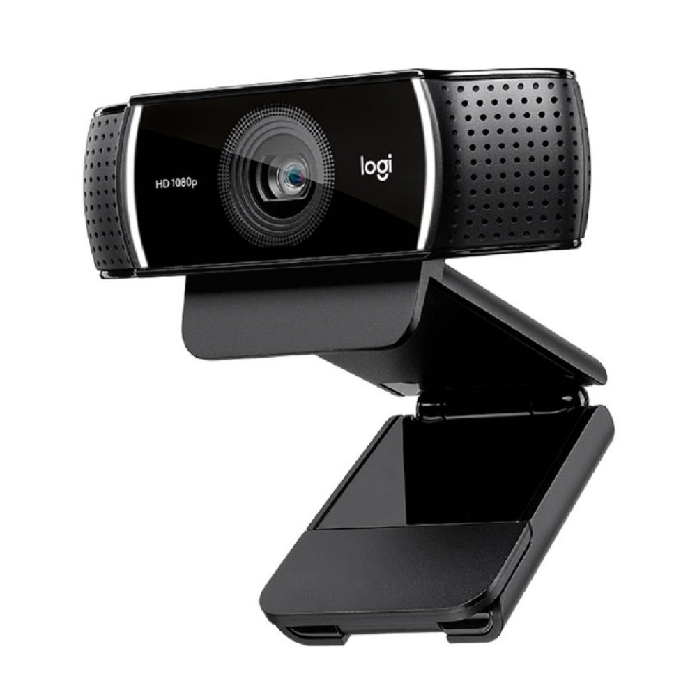 Logitech C922 Pro Stream 1080p Webcam, Knox Gear Holder and Light Stand and 4-Port USB Hub