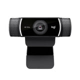Logitech C922 Pro Stream 1080p Webcam, Knox Gear Holder and Light Stand and 4-Port USB Hub