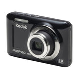 Kodak PIXPRO Friendly Zoom FZ53 Digital Camera (Black)  with 16GB SD Card and Accessory Bundle