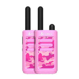 Cobra HE150P6P 16-Mile Compact Two-Way Radio/Walkie Talkie Bundle (Camo Pink)
