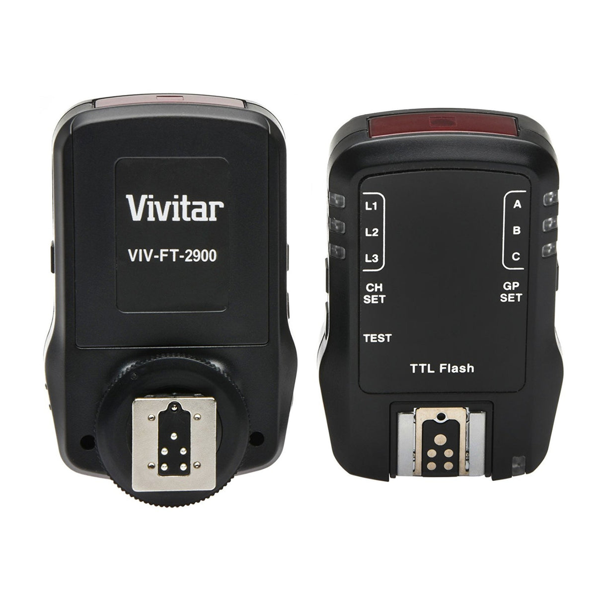 Vivitar FT-2900C TTL Wireless Flash Trigger for Canon Cameras (Set of 2)