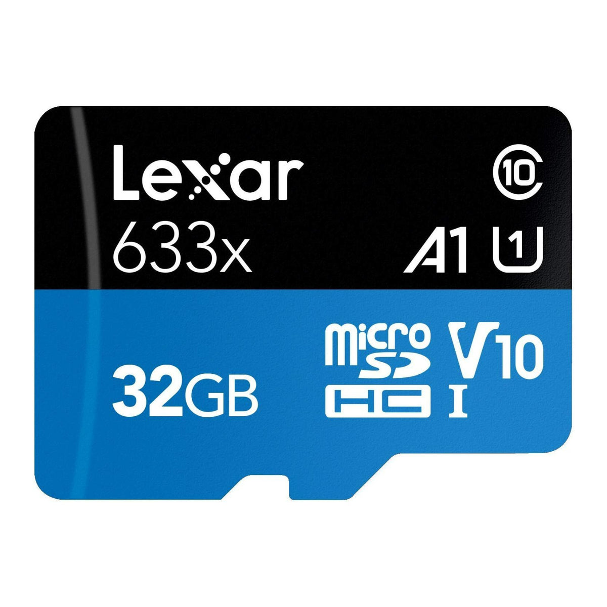 Lexar 32GB High-Performance 633x UHS-I microSDHC Memory Card with SD Adapter