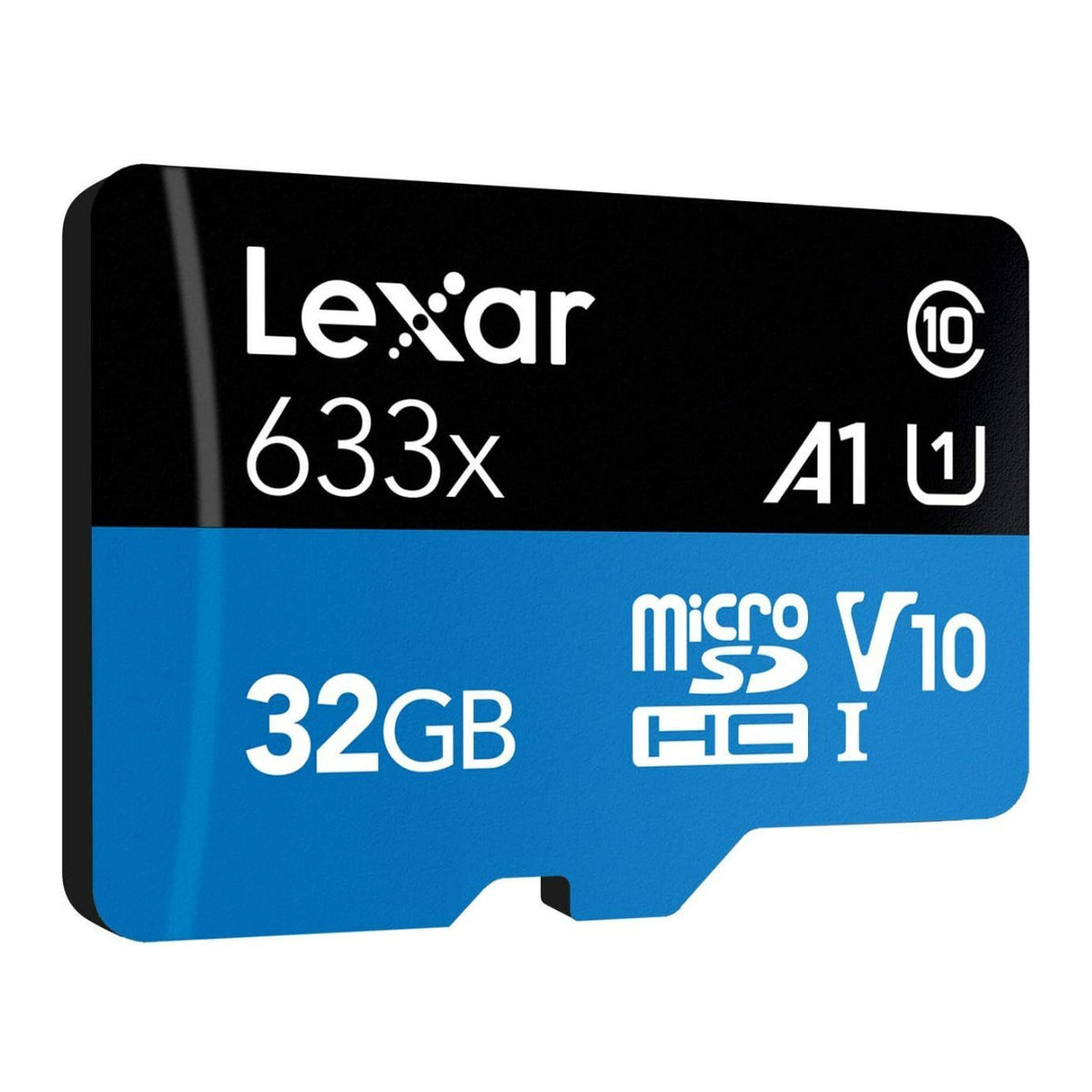 Lexar 32GB High-Performance 633x UHS-I microSDHC Memory Card with SD Adapter