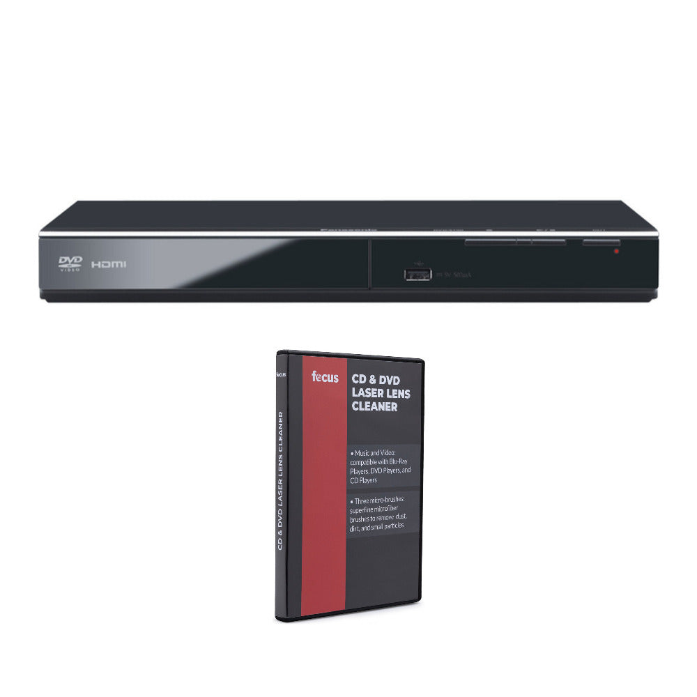Panasonic DVD-S700 1080p Up-Convert DVD Player (Black) bundle