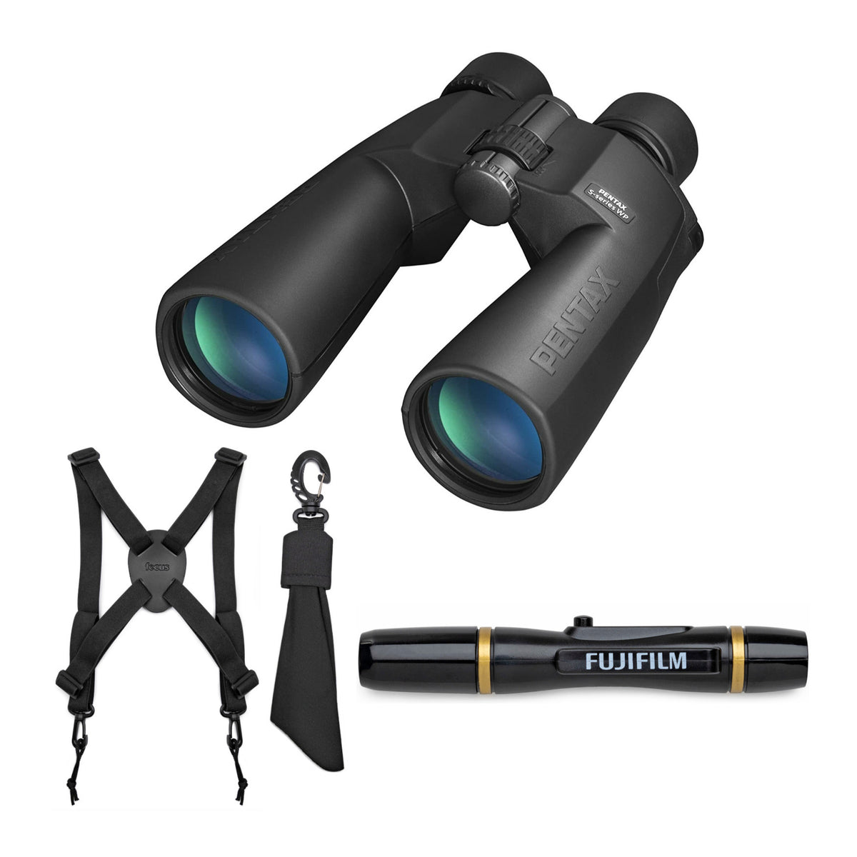 Pentax 20x60 SP WP Series Binoculars with Harness and Cleaning Brush