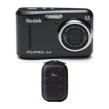 KODAK PIXPRO FZ43 16 MP Digital Camera (Black) with Carrying Case Bundle