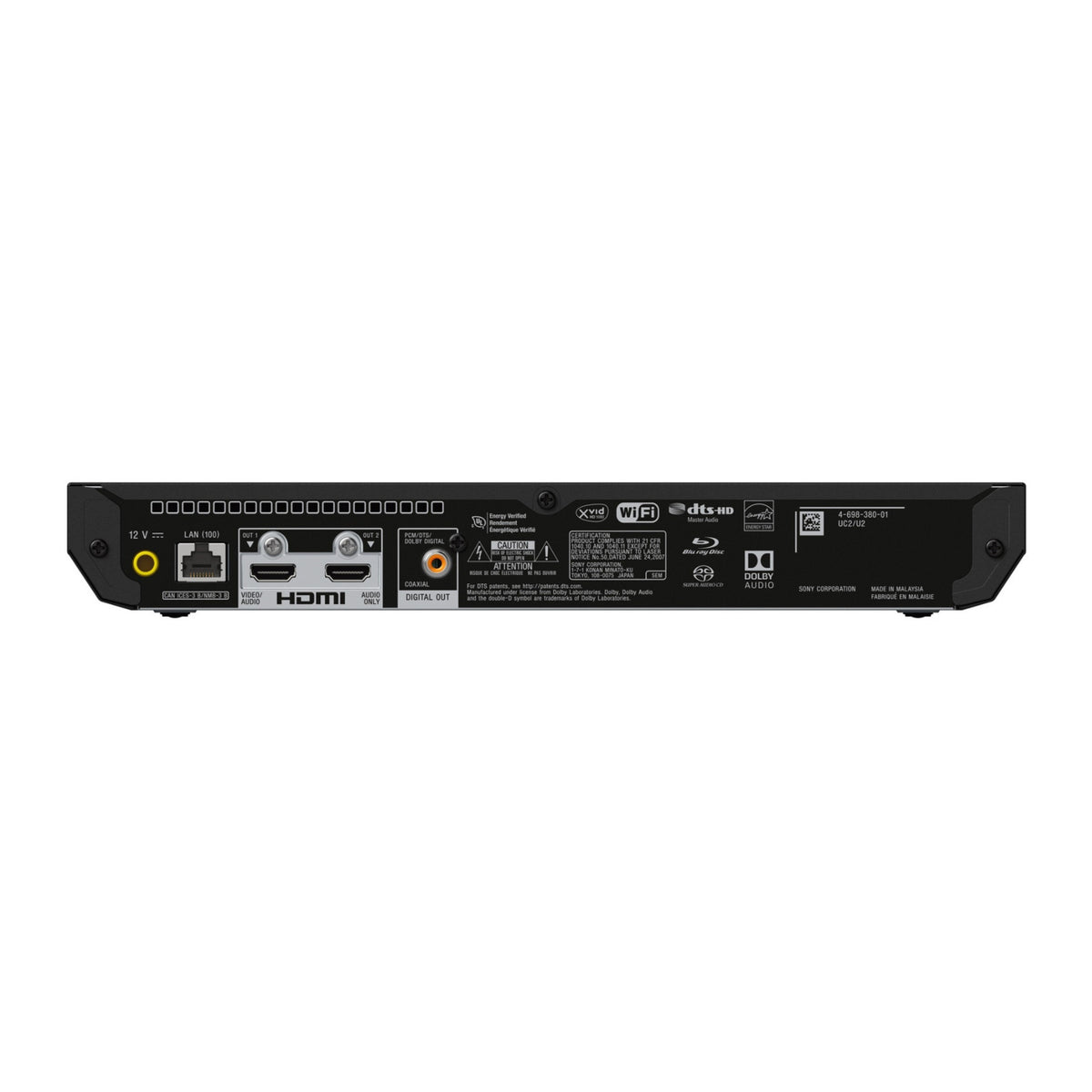 Sony UBP-X700M HDR 4K UHD Network Blu-ray Disc Player with HDMI Cable