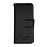 Samvix Leather Book Case for  IBusiness MP3 Players (Black)