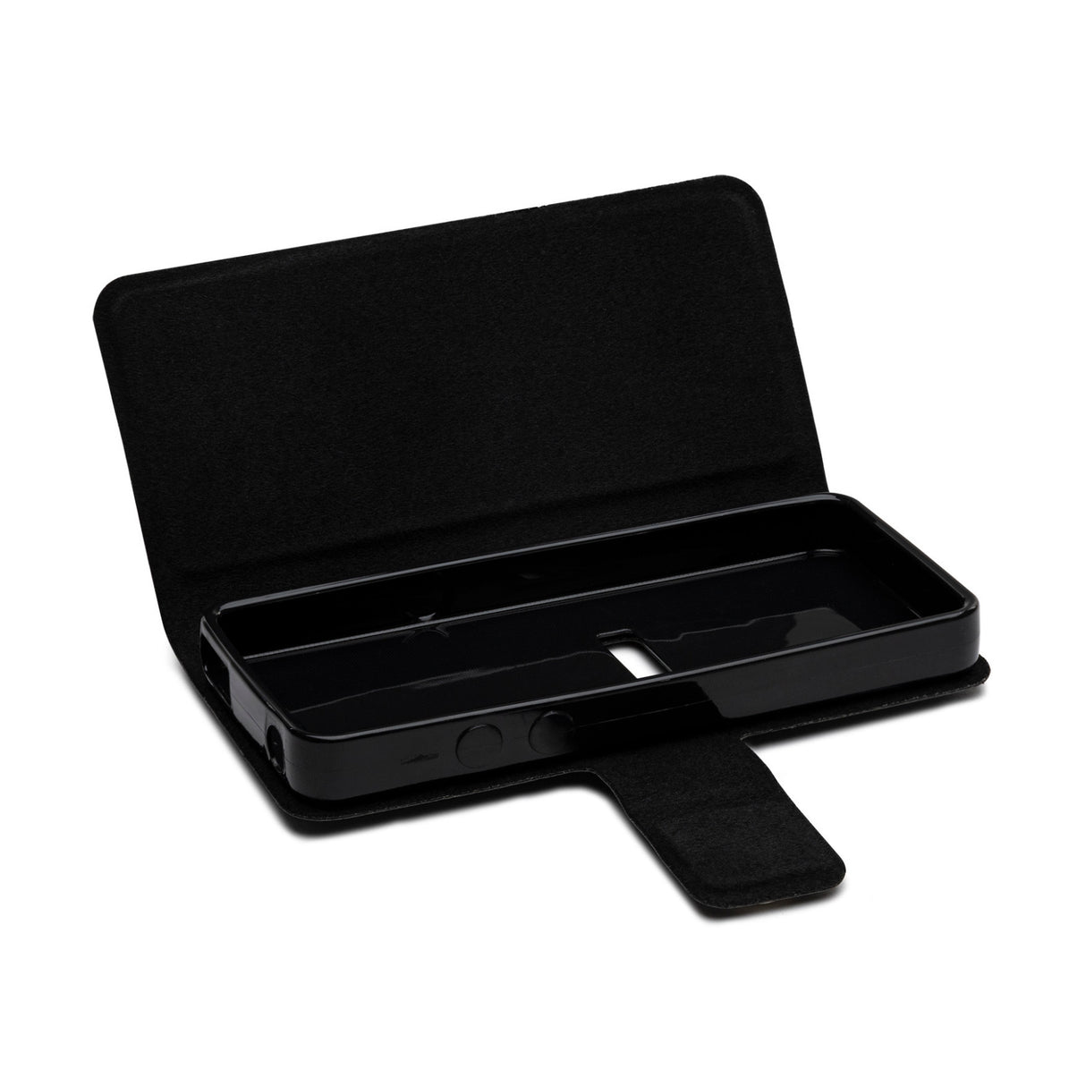 Samvix Leather Book Case for  IBusiness MP3 Players (Black)
