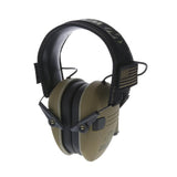 Walker's Game Ear Razor Slim Electronic Muff with Case Bundle (Olive Drab Green) - 2