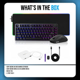 Sony INZONE 75-Percent Wired Aluminum 8K RGB Gaming Keyboard (Black) Bundle