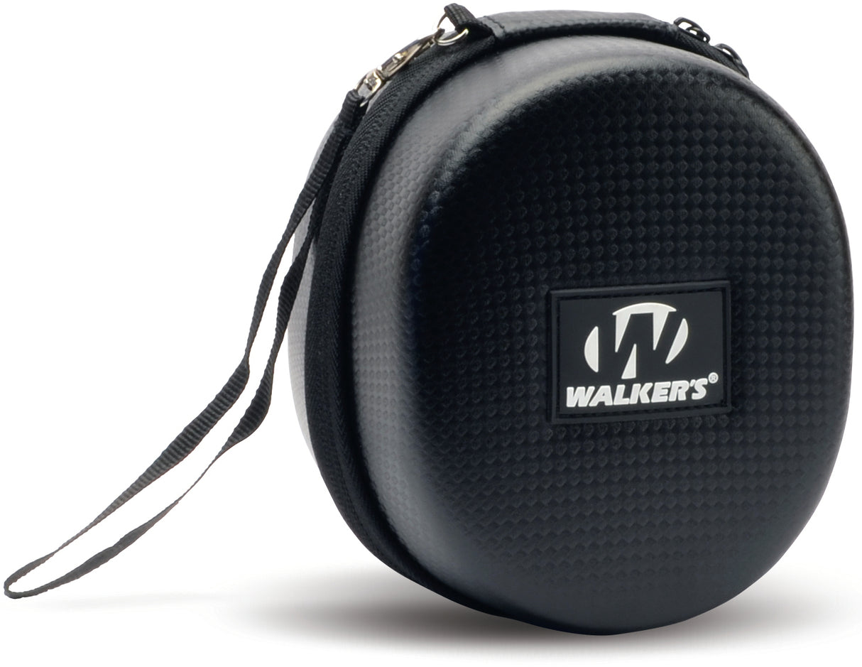Walker's Razor Junior Electronic Youth & Women's Hearing Protection Muff (FDE) with Protective Case - 3