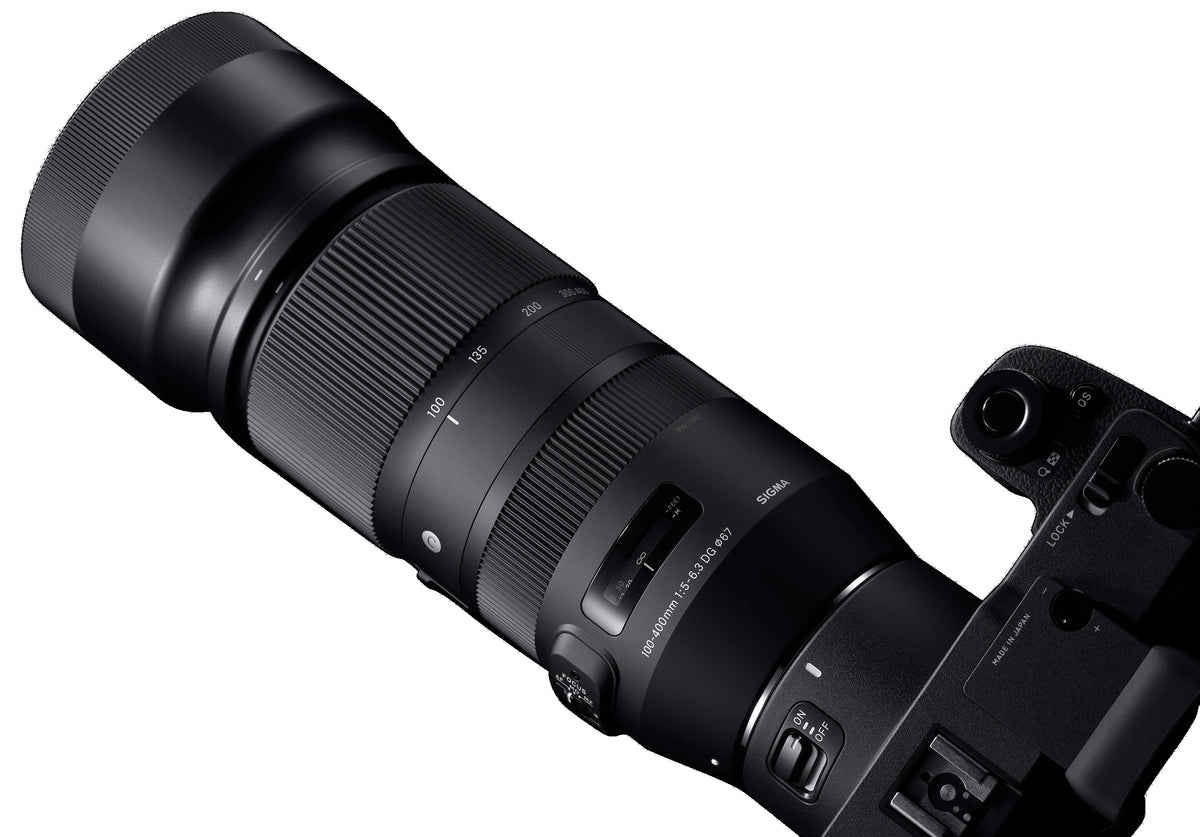 Sigma 100-400mm F5-6.3 Contemporary DG OS HSM Lens for Canon with SD Card Bundle