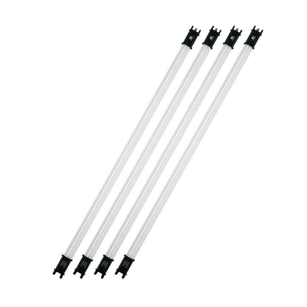 NanLite PavoTube 30C 4-Feet RGBWW LED Tube with Internal Battery 4 Light Kit