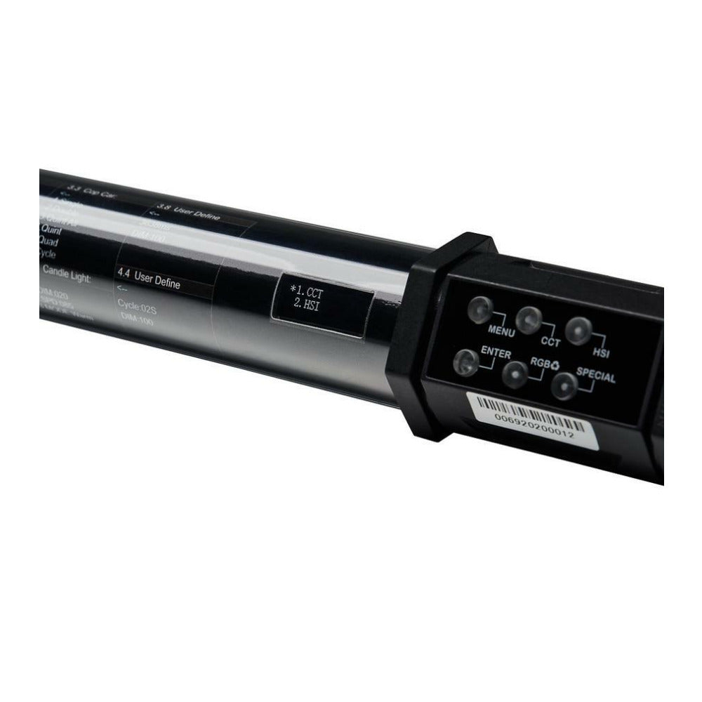 NanLite PavoTube 30C 4-Feet RGBWW LED Tube with Internal Battery 4 Light Kit