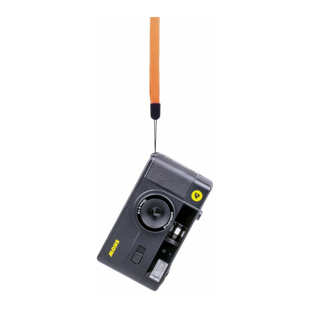 dubblefilm SHOW Reusable 35mm Film Camera with Flash (Black)