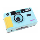 dubblefilm SHOW Reusable 35mm Film Camera with Flash (Turquoise)