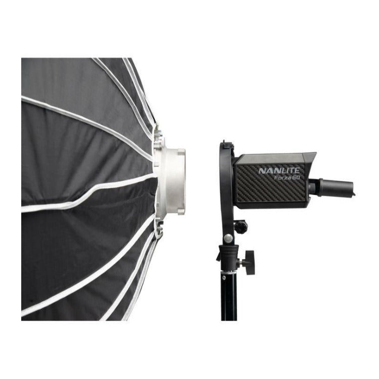 Nanlite Forza 60 LED Monolight Kit Includes NPF Battery Grip and S-Mount Adapter