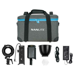 Nanlite Forza 60B Bicolor LED Monolight Kit with Battery Grip & S-Mount Adapter (Open Box)